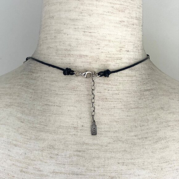 Signed Peyote Bird Sterling Silver 925 Beaded Red Red Coral Necklace 17" - 19" - Picture 4 of 16